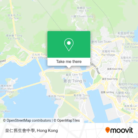 皇仁舊生會中學地圖