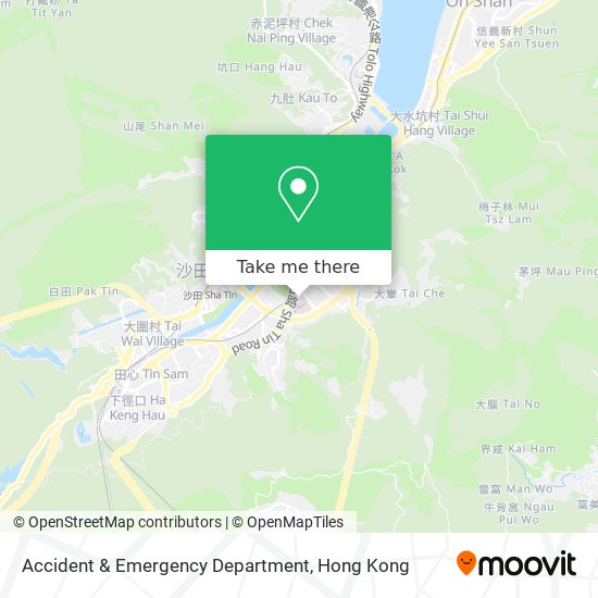 Accident & Emergency Department地圖
