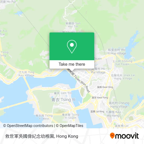 救世軍吳國偉紀念幼稚園地圖