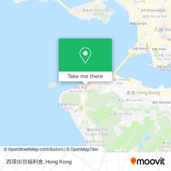 西環街坊福利會 map