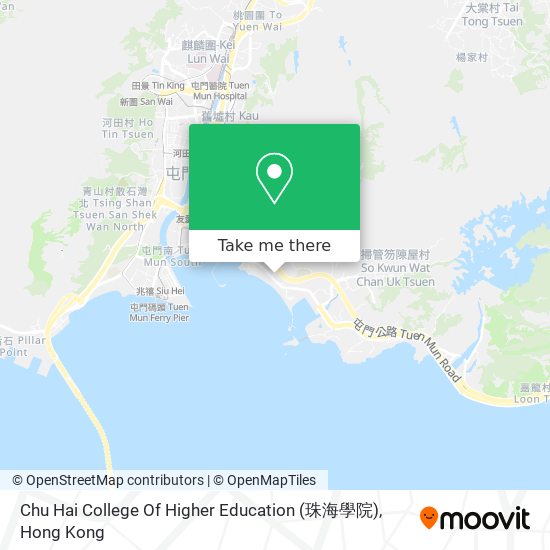 Chu Hai College Of Higher Education (珠海學院) map