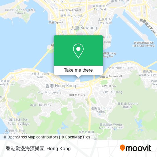 香港動漫海濱樂園 map