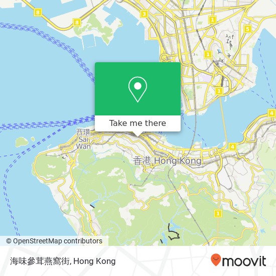 海味參茸燕窩街 map