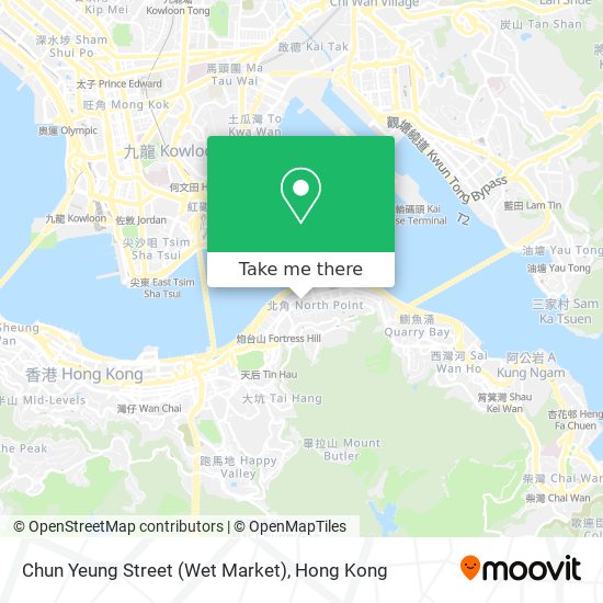 Chun Yeung Street (Wet Market)地圖