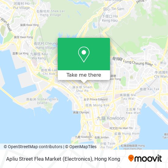 Apliu Street Flea Market (Electronics) map