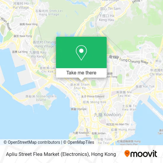 Apliu Street Flea Market (Electronics) map