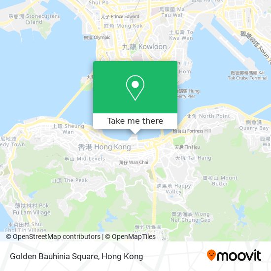 Golden Bauhinia Square map