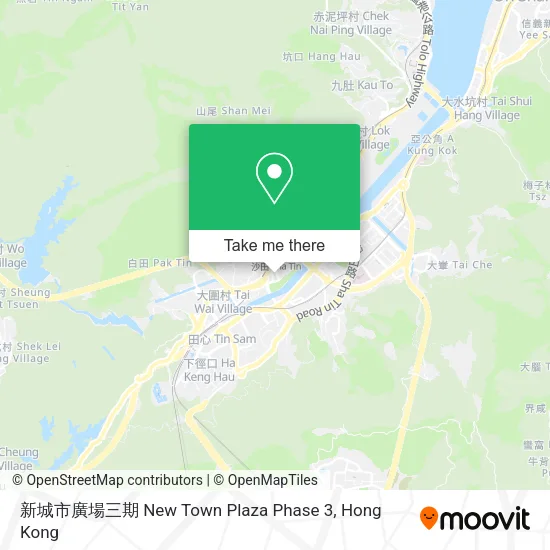 新城市廣場三期 New Town Plaza Phase 3 map