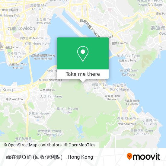 綠在鰂魚涌地圖