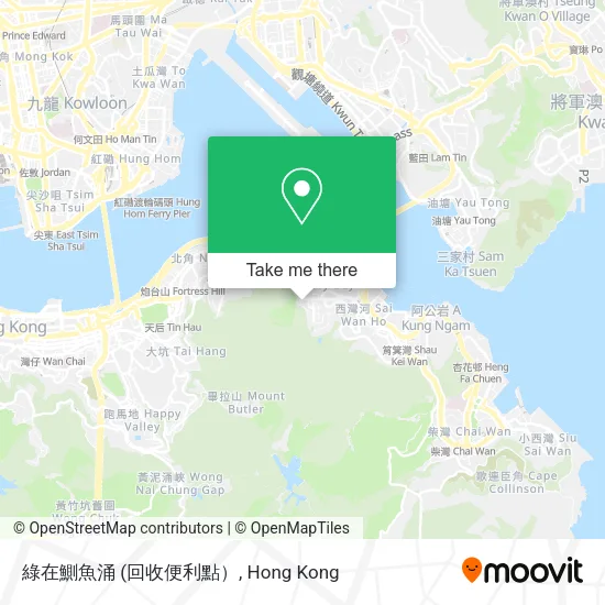 綠在鰂魚涌地圖