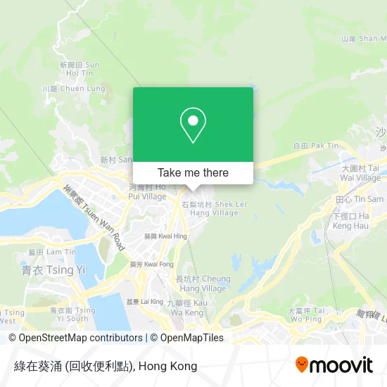 綠在葵涌 (回收便利點)地圖