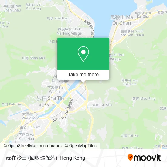 綠在沙田 (回收環保站)地圖