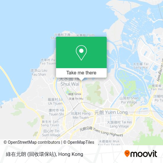 綠在元朗 (回收環保站)地圖