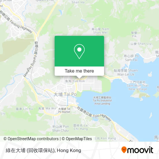 綠在大埔 (回收環保站)地圖