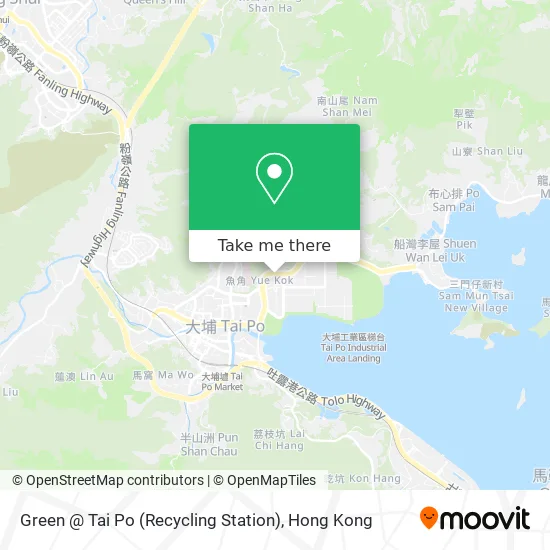 Green @ Tai Po (Recycling Station) map