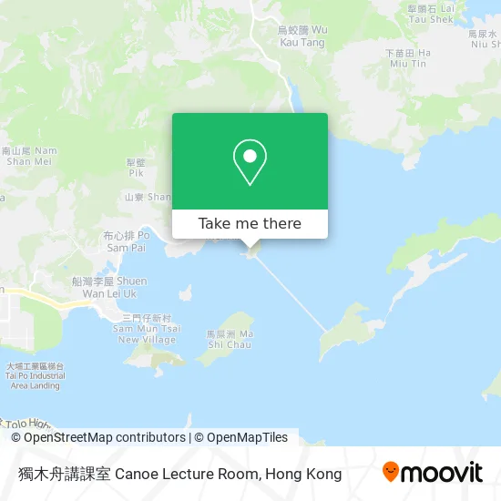 獨木舟講課室 Canoe Lecture Room地圖