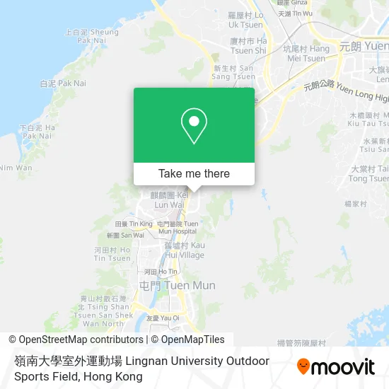 嶺南大學室外運動場 Lingnan University Outdoor Sports Field map