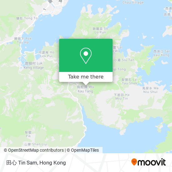 田心 Tin Sam map