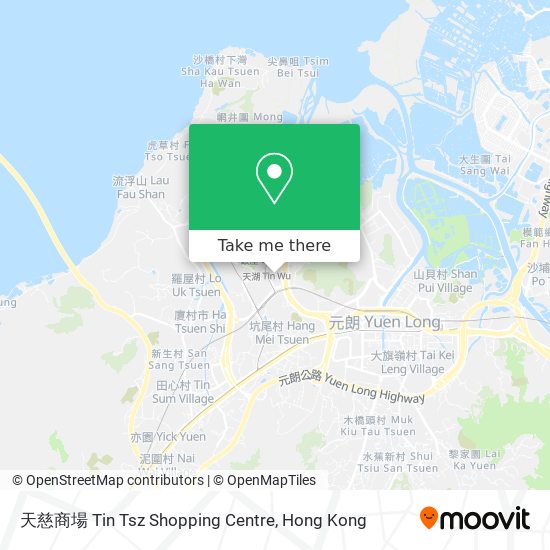 天慈商場 Tin Tsz Shopping Centre map