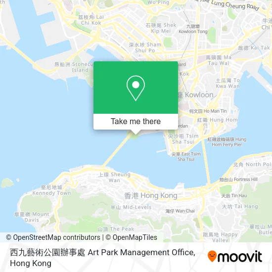 西九藝術公園辦事處 Art Park Management Office地圖