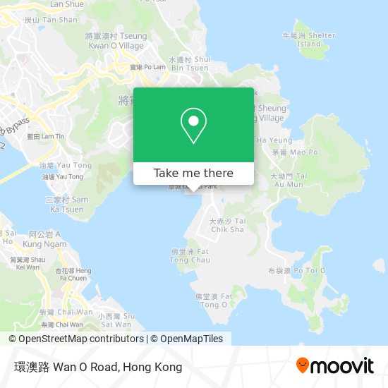 環澳路 Wan O Road map