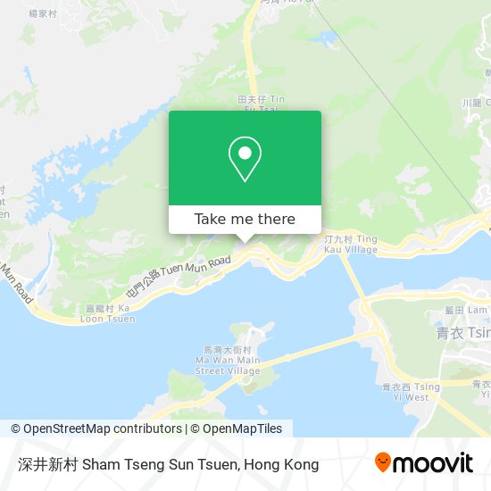 深井新村 Sham Tseng Sun Tsuen map