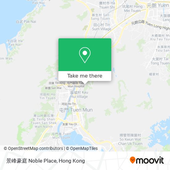 景峰豪庭 Noble Place map