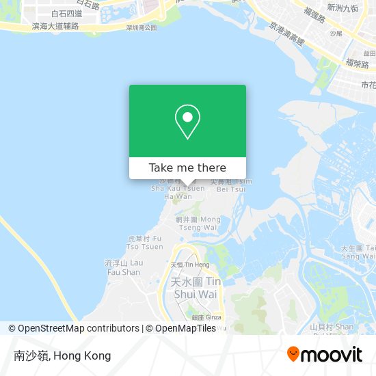 南沙嶺地圖
