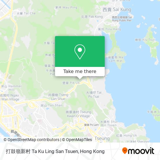 打鼓嶺新村 Ta Ku Ling San Tsuen map