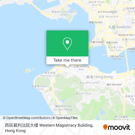 西區裁判法院大樓 Western Magistracy Building map