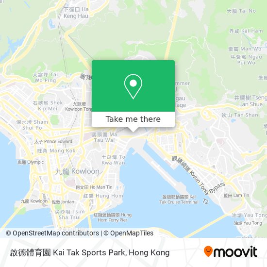 啟德體育園 Kai Tak Sports Park map