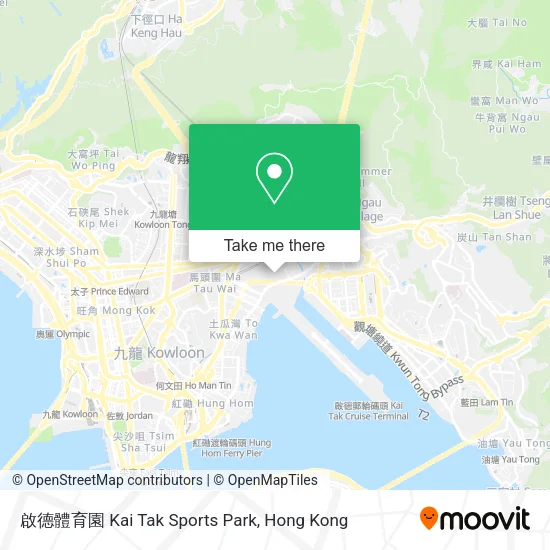 啟德體育園 Kai Tak Sports Park map