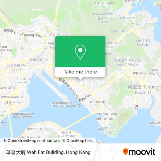 華發大廈 Wah Fat Building map