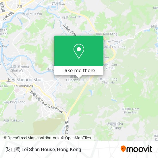 梨山閣 Lei Shan House map