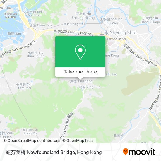 紐芬蘭橋 Newfoundland Bridge地圖