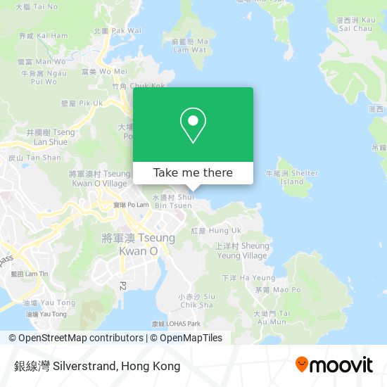 銀線灣 Silverstrand map