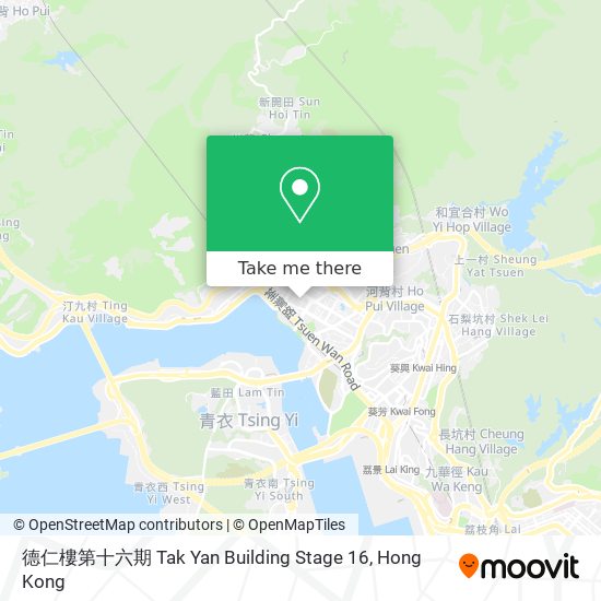 德仁樓第十六期 Tak Yan Building Stage 16 map