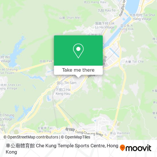 車公廟體育館 Che Kung Temple Sports Centre map