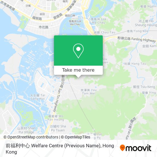 前福利中心 Welfare Centre (Previous Name) map