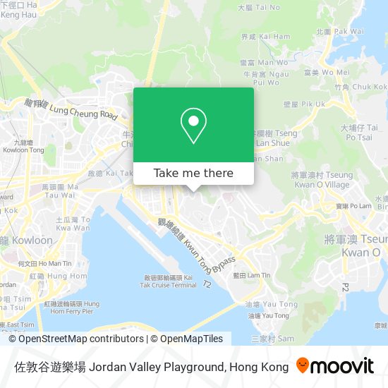 佐敦谷遊樂場 Jordan Valley Playground map
