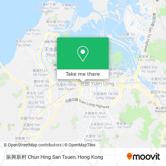 振興新村 Chun Hing San Tsuen map