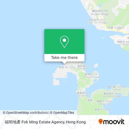 福明地產 Fok Ming Estate Agency map