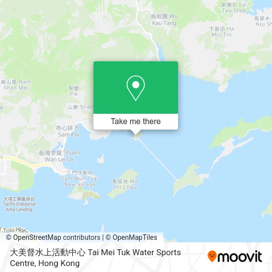 大美督水上活動中心 Tai Mei Tuk Water Sports Centre地圖