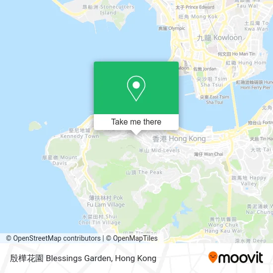 殷樺花園 Blessings Garden map