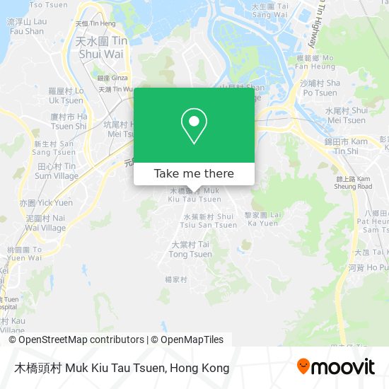 木橋頭村 Muk Kiu Tau Tsuen map