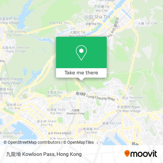 九龍坳 Kowloon Pass map