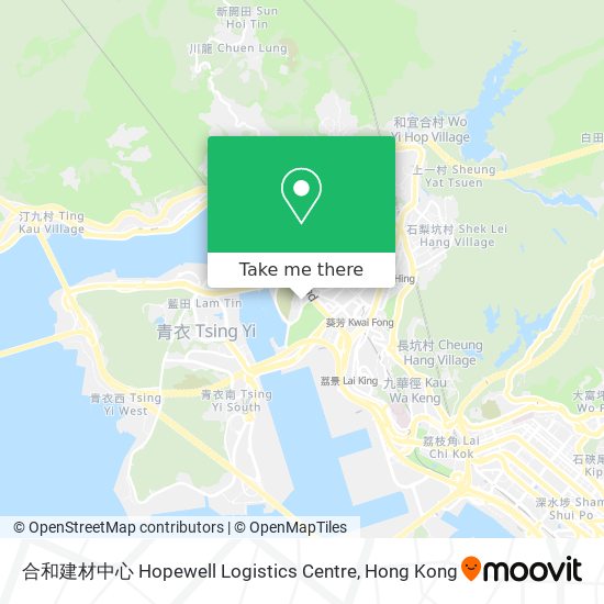 合和建材中心 Hopewell Logistics Centre map