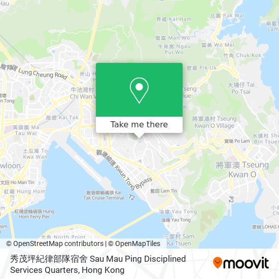 秀茂坪紀律部隊宿舍 Sau Mau Ping Disciplined Services Quarters map