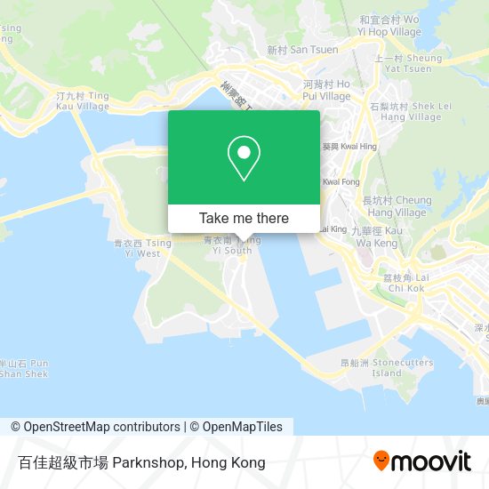 百佳超級市場 Parknshop地圖