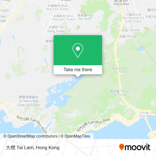 大欖 Tai Lam map